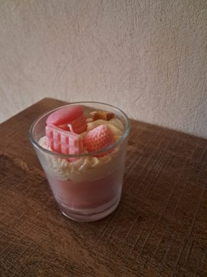 Bougie Fraise Chantilly